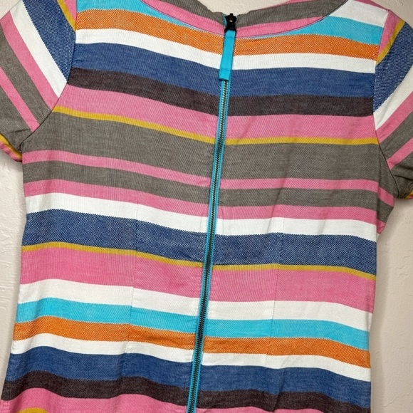 Boden Verity Striped Day‎ Shift Dress Tunic Pockets - Picture 8 of 9